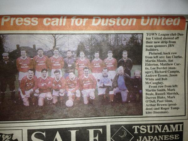 aess76's tweet image. I was just 17... Probably the best Duston side ever seen!! @antonyelderton @jabbawhite @bacon_head