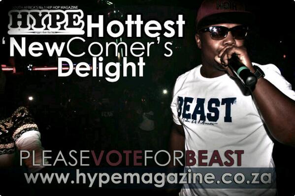 Pls vote 4 @031Beast as Hype Magazines "Best New comers delight"  hypemagazine.co.za