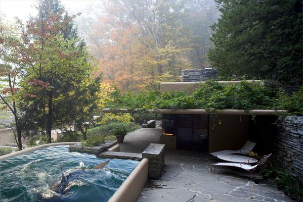 Falling Water Pool Falling Water Guest House Pool