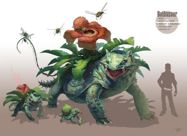 リアル過ぎるポケモン達 フシギダネ フシギソウ フシギバナ Http T Co Gdjflgvzkv