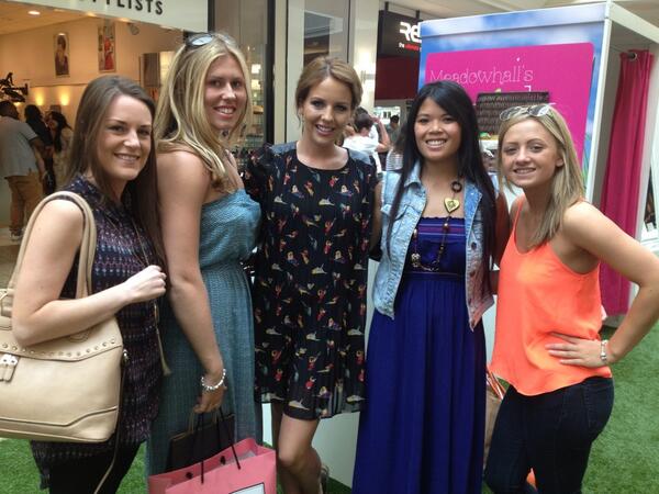 lorrinatsui's tweet photo. @LydiaRoseBright was so lovely to meet you and your sister today @LoveMeadowhall your clothes look fab!! http://t.co/ZwGTIW9of7