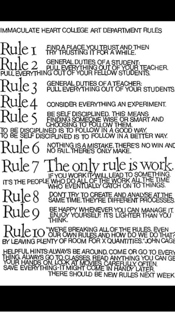 LookAtMeLuc's tweet image. True since I was to school... it&apos;s applicable everyday ! #credo #rules #theonlyruleiswork #Instagram