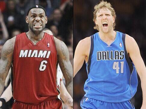 NBABattle's tweet image. Rt for Lebron! Favorite for dirk!