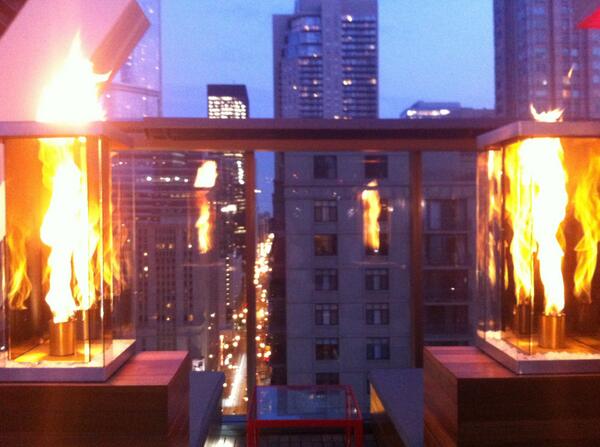 The view from @FCSChicago's Summer Soiree last night was almost as amazing as the people!