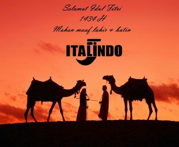 Segenap keluarga besar italindo mengucapkan....