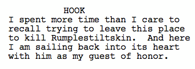 OUAT_Chat's tweet image. Here's a sneak peek at the script 4 our 1st episode. Will Hook &amp;amp; Rump b able 2 put their past aside 2 #‎SaveHenry?