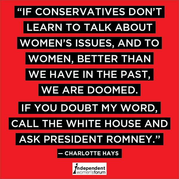 IWF's tweet photo. Doomed? • Conservative women on #breadwinnermoms & GOP’s ‘woman problem' - @washingtonpost http://t.co/5ljhb8yOts http://t.co/KnB8oiSGJH