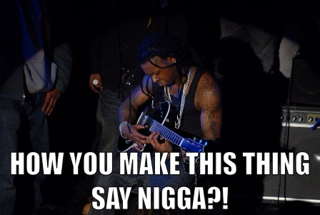 BestProHumor's tweet photo. Lil' Wayne's guitar skills http://t.co/MYaNsugBpM