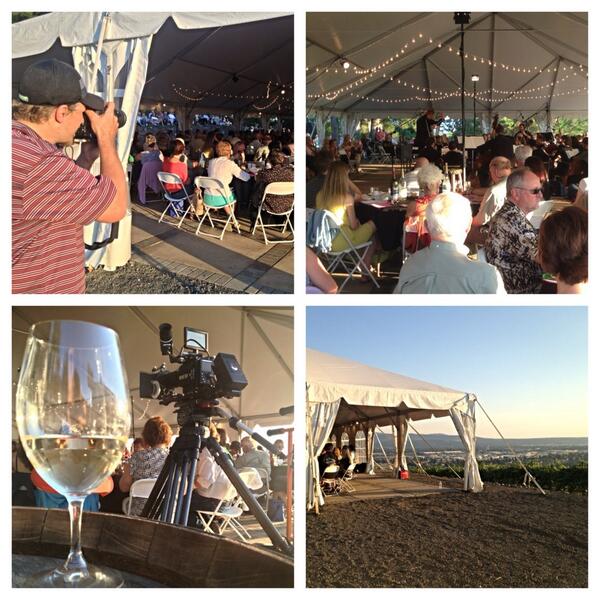 What a perfect night to be shooting at <a href="/arborcrestwine/">Arbor Crest Wine</a> with the <a href="/spokanesymphony/">Spokane Symphony</a>!