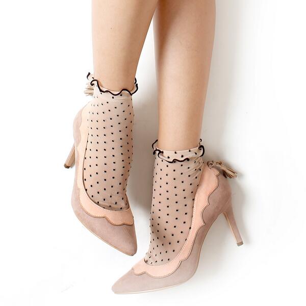 Randa Official タッセルが可愛いポインテッドパンプス シースルーソックスでトレンド感もプラス Http T Co Epxvfurzxh Http T Co Ehyttgjljb