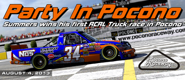 RCRLIllustrated's tweet photo. RACE REPORT: Robert Summers wins #RCRL Trucks at Pocono. 2.)Kelley 3.)Mahoney 4.)Higman 5.)Whisler http://t.co/sxksiDrb0B