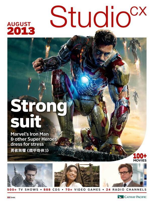 cathaypacific's tweet photo. From Iron Men 3 to Oblivion. Check out this month's #inflight entertainment on #StudioCX. http://t.co/9qkSBc3Wsf http://t.co/Z305bMArJA
