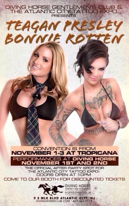 RottenFans's tweet image. “@thebonnierotten and @MsTeagan will be in AC soon everyone!! Don't miss them @DivingHorseAC @ACTattooExpo 😈