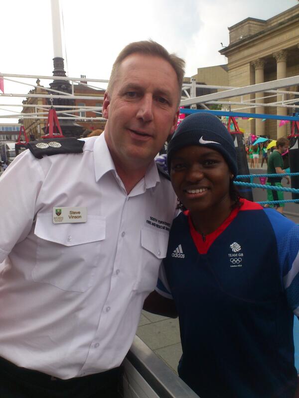 Me and #nicolaadams #barkerspool #sheffield @SYFR @syptweet @CYTSheffield