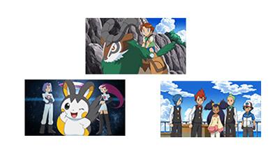 ポケモンメモ ポケモンアニメ デント ポッド コーン の３人が久々に揃う サンヨウジムの危機 エモンガ ロケット団に入る など Http T Co Uekktyrbrg Http T Co 3lf9zvpboq Twitter