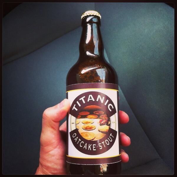 Have an oatcake with a pint of @Titanic_Brewers Oatcake Stout #oatcakeday