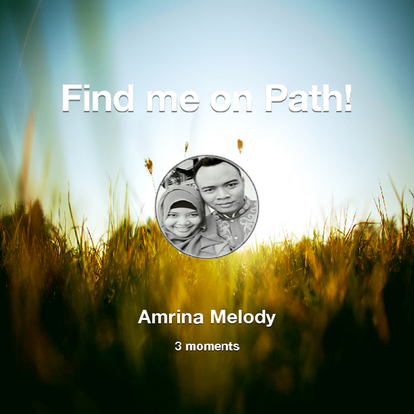Rizdamelody's tweet photo. Find me on #Path now! Go to: http://t.co/124xUFOR02! #thepersonalnetwork http://t.co/sAE8AeGtgW