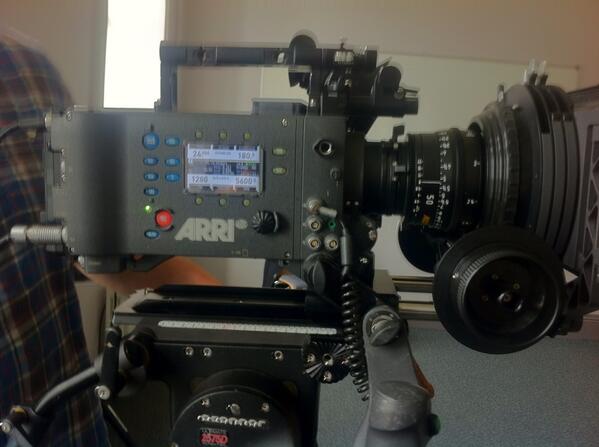 WombProductions's tweet photo. The Arri Alexa camera at Acorn TV's workshop in Belfast. Quite easy to use in fact. Beautiful images. http://t.co/rK5YQlYWbs