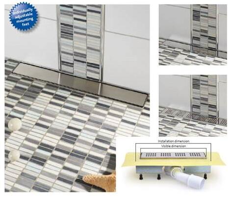 Linear shower drainage channel systems from Dural