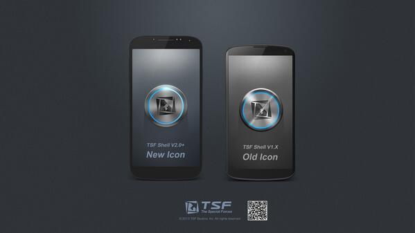 tsfapp's tweet image. How about the new icon of TSF Shell V2.0?