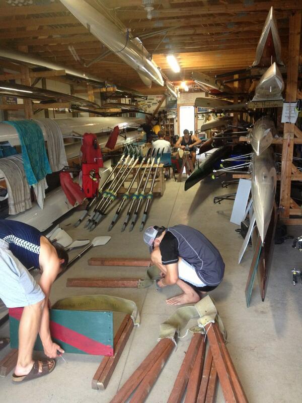 The athletes are ready, now for a lick of paint on the equipment! <a href="/RowingNB/">Rowing New Brunswick</a> <a href="/TeamEquipe_NB/">TeamEquipe_NB</a> #jcg2013 @FRCRowers