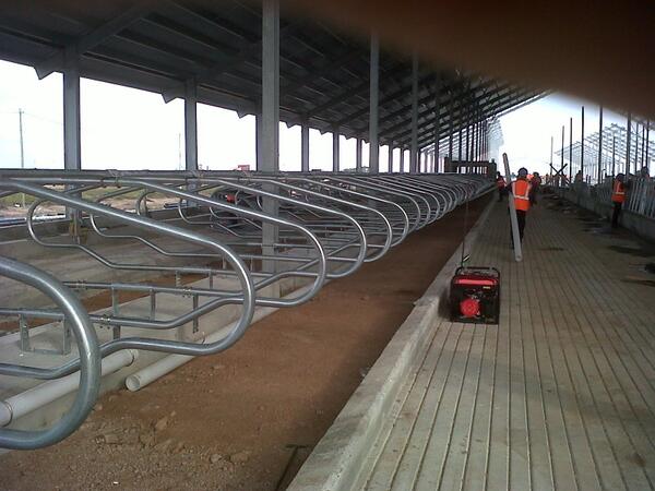 Check out a pic of a barn in Uruguay with Artex products in it #freestalls #headlocks #calfzone