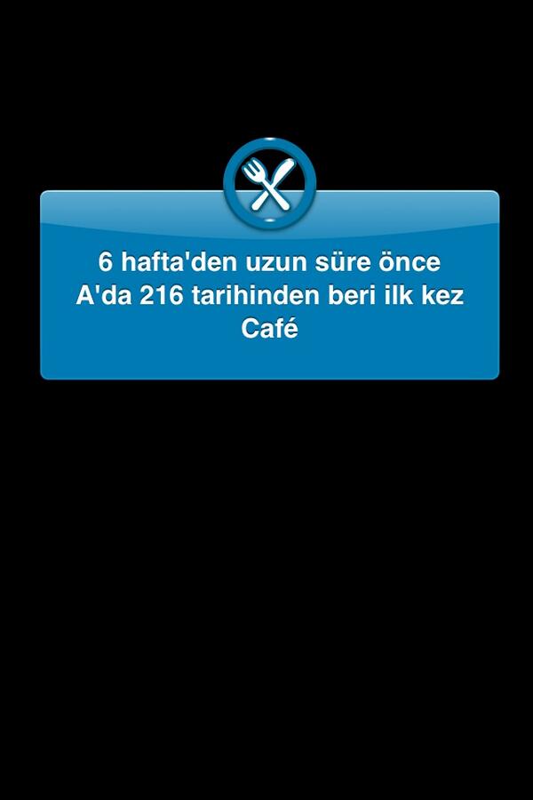 Haziran'den beri ilk Café! Uzun bir süre oldu...(@ada216) 4sq.com/19eHrj9