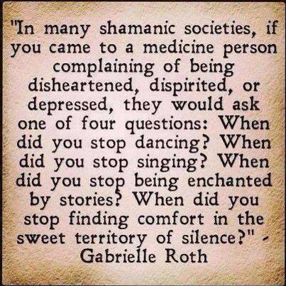 ElizabethHealey's tweet photo. A #powerfully simple quote from #GabrielRoth http://t.co/D2CjA6Tl7T