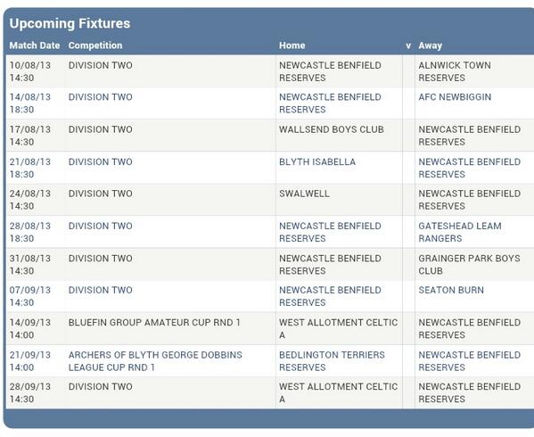 The reserves season starts again this saturday , this is their first few fixtures of the season #onetribe