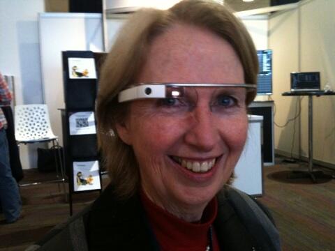 Fantastic experience- Google glass. Thanks Amber!