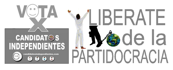candidatosinde's tweet photo. Liberate de la Partidocracia 
#VotaINDEPENDIENTE http://t.co/CND6871z3f