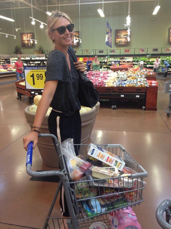 First day being back on the road, playing supermarket sweep