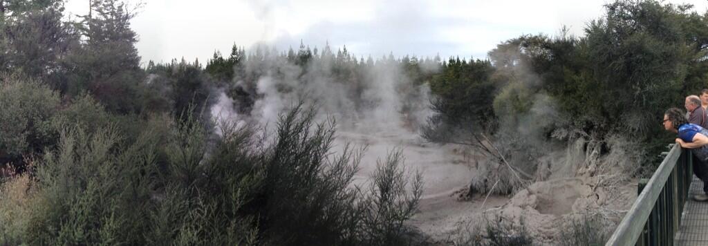Mud pools at Waiotapu Mud pools at Waiotapu