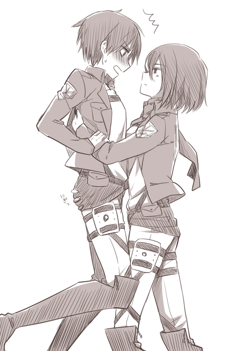 rankedfirst's tweet image. /lifts him up/ Eren, you aren't heavy at all.