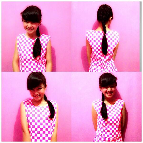 _BellaGapNew's tweet photo. Braid for today 👌 Pink Pink 💞👚 http://t.co/7Pfi1E9vuC
