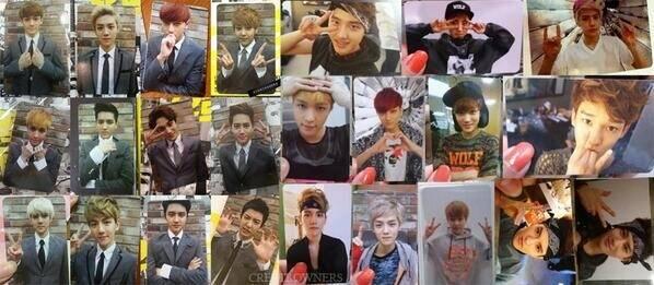 Complete Set Of Exo Growl Individual Photocards Version 1 And 2! - Asianfanfics