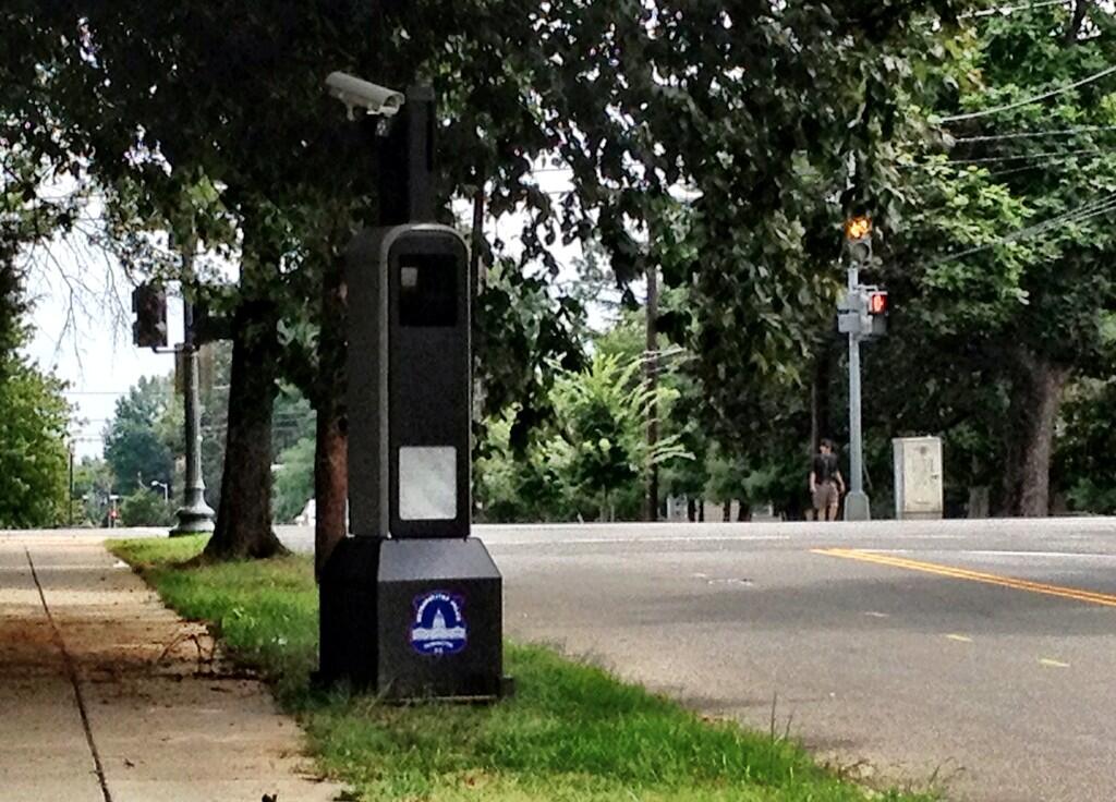 Stop sign camera spotted in the District