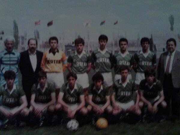 1985 senesinde Türkiye Gençler Şampiyonası Boluspor Final Maçı Öncesi Örnekspor kadrosu :