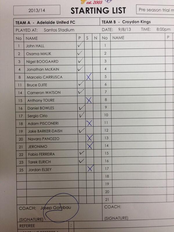 zingles7's tweet image. “@adelutd_fc: Here's the Reds start list for tonight's trial game against Croydon http://t.co/0eG7VCHdVh” @TureSpursFan #ture #speltwrong