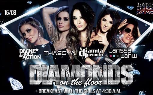 divine_girls's tweet photo. Boa tarde!!! Confiram o line completo da Diamond on the floor que acontecerá no dia 16/8 no London Pub! Vão perder??? http://t.co/DVDBzPft0Y