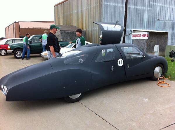 IlluminatiMotor's tweet image. Seven's race car number is 11 this year. With a Sharpie I could make it "77." #EVCCON