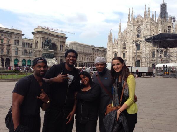 Getting ready to go shopping in Milan..