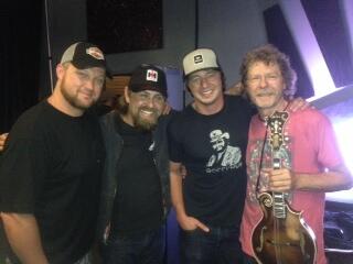 This week in Nashville... L-R
Russ Whitman, Chris Davisson, Jon Stone, Sam Bush!