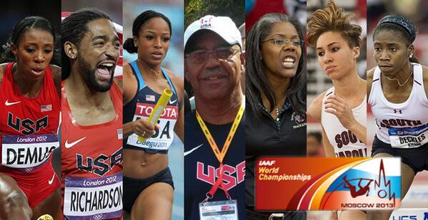 GamecocksOnline's tweet image. #Gamecocks (2 coaches, 3 former student-athletes, 2 current) representing @GamecockTrack at the World Championships!