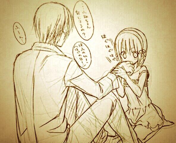 昨日はハグの日だったので今頃らくがき。たまにはいぬぼくでなく前作dear。 