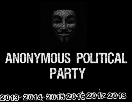 3xtract0r's tweet photo. #Anonymous Political Party. I'm in spread the word RT RT RT http://t.co/lpWFCTiAlV
