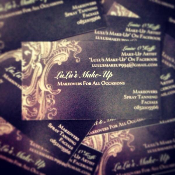 LulusMakeUp's tweet image. Business cards arrived early today &amp;lt;3 Very excited xD