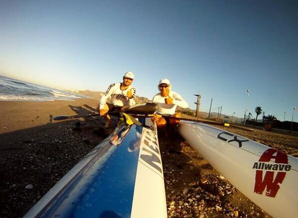 surfskispain's tweet image. Aquí una foto de nuestra última visita Parreskayak, con surfskis de @nelokayaks &amp;amp; #Allwave &amp;amp; @MAXPADDLESA at #Nerja