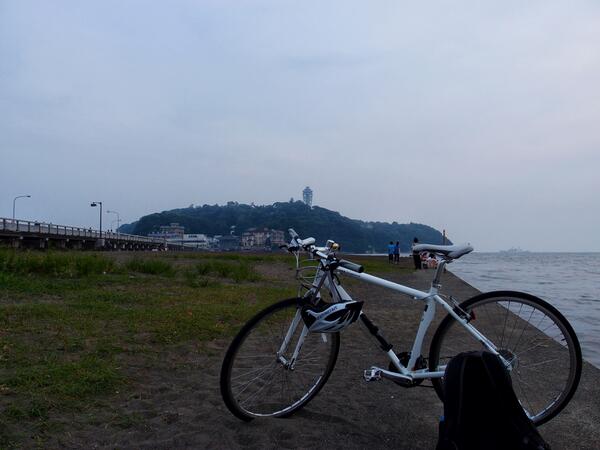 King_of_KY's tweet photo. 江ノ島 with バイク http://t.co/WwSxQc6A6O