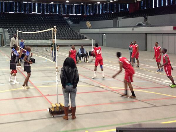 UFSweb's tweet image. Great gees at volleyball match in Callie Human. Come and show your support! #Inter13 #intervarsity